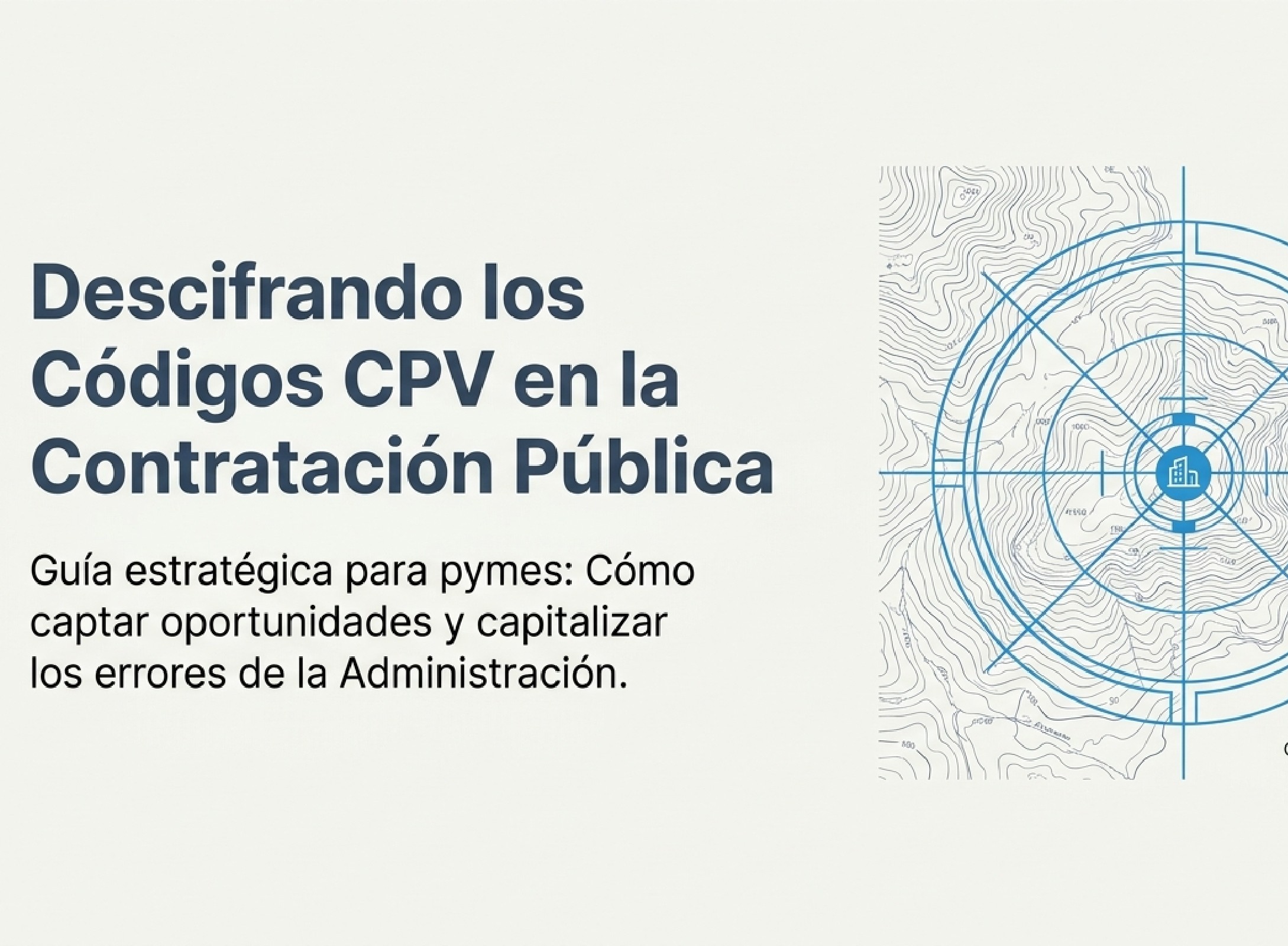 Códigos CPV en Licitaciones Públicas